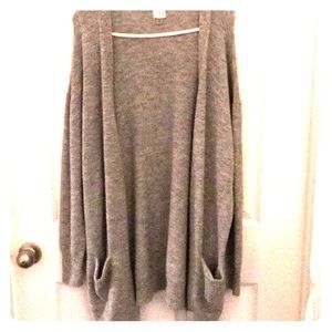 Grey, Slouchy cardigan